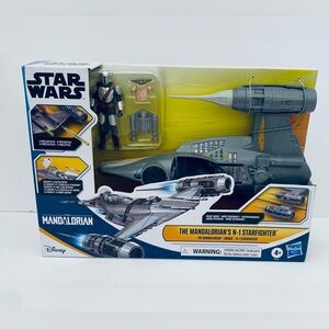 StarWars Epic Hero Series The Mandalorian's N-1 Starfighter Ship & Figures